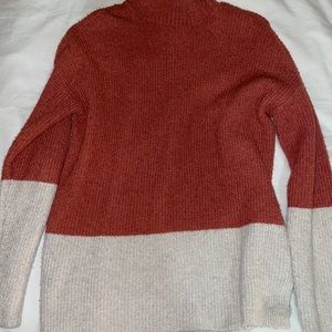 High neck sweater